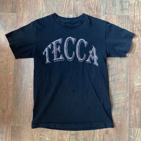 Lil Tecca x Worldwide Youth Rhinestones Tee - Picture 1 of 4